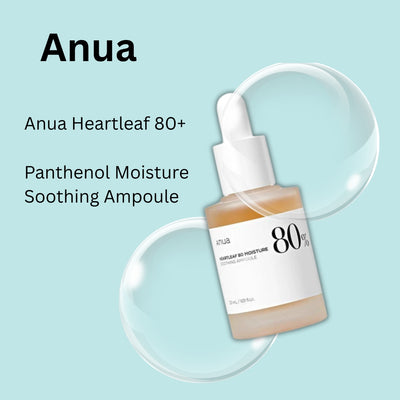 Anua Heartleaf 80+ Panthenol Moisture Soothing Ampoule (30 ml)