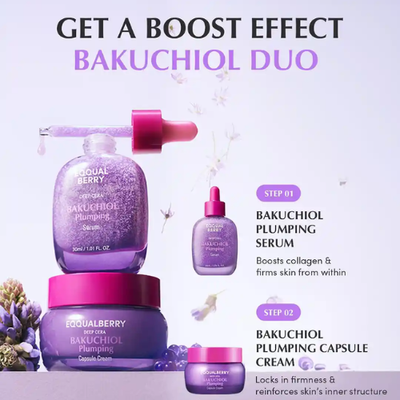 Eqqualberry Bakuchiol Plumping Serum 30ML - Anti-Aging Serum
