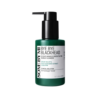 Some By Mi Bye Bye Blackhead 30 Days Miracle Green Tea Tox Bubble Cleanser – 120 g