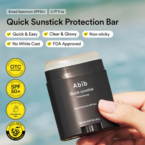Abib Quick Sunstick SPF50+ Glowing | No White Cast Korean Sunscreen