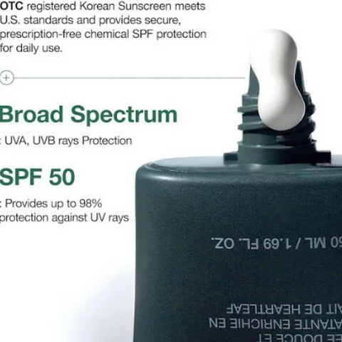 ANUA Sunscreen - SPF 50 PA+++ Korean Sunscreen SPF 50+ PA++++ | Gentle & Non-Sticky  (50 ml)