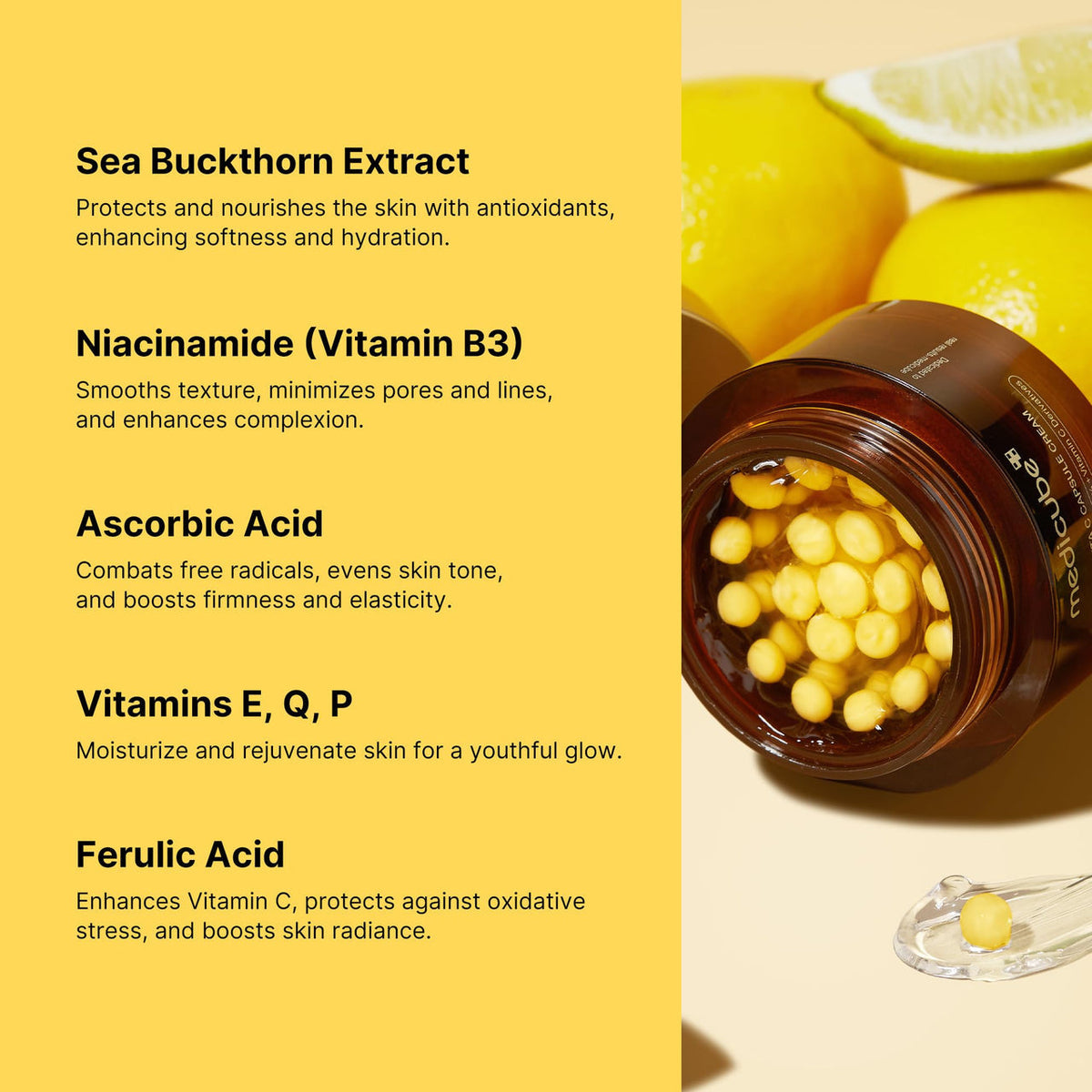 Medicube Deep Vitamin C Golden Capsule Face Moisturizer (55 g)