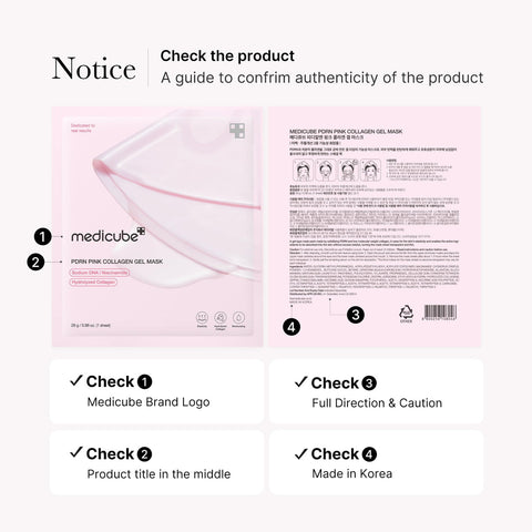 Medicube PDRN Pink Collagen Gel Mask (1 sheet)