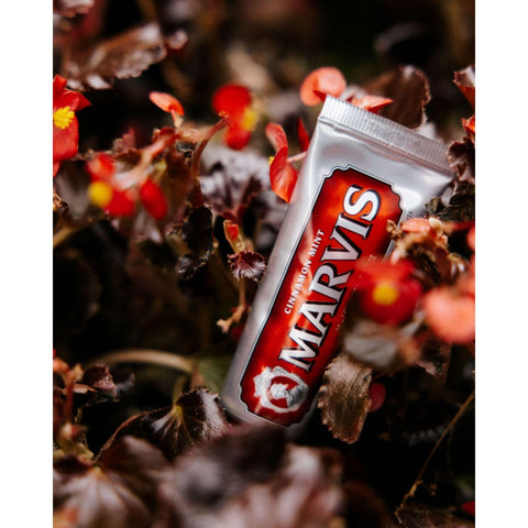 Marvis Cinnamon Mint Toothpaste – 3.8 oz | Warm Cinnamon & Cool Mint, Fights Plaque, Freshens Breath