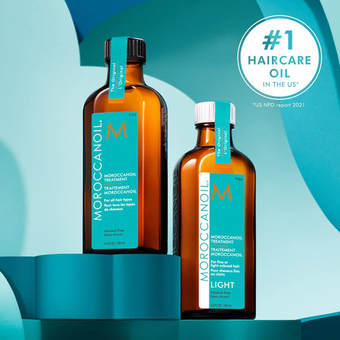 Moroccanoil Treatment Blue Cylinder Kit - Nourishing Argan Oil Hair Treatment