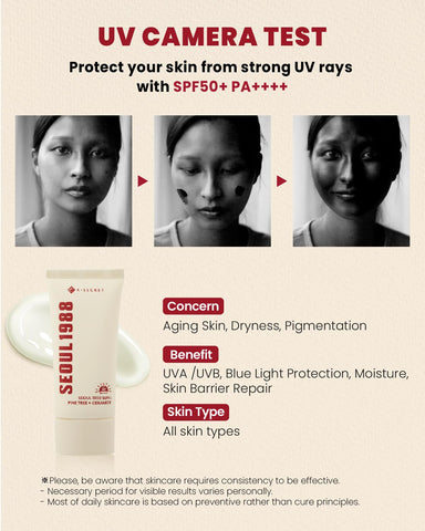 K-Secret Seoul 1988 Sun Cream 50ml | Pine Tree Ceramide SPF India