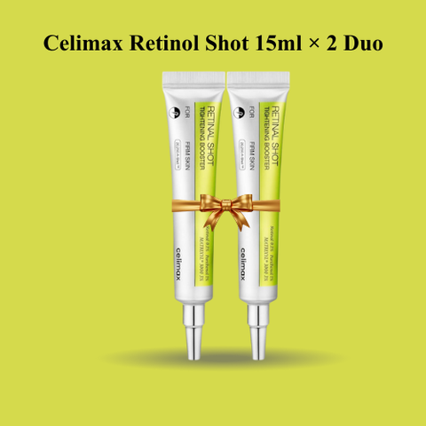 Celimax Retinol Shot Duo 15ml × 2 | Anti-Aging & Dark Spot Treatment