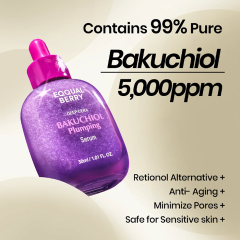 Eqqualberry Bakuchiol Plumping Serum 30ML - Anti-Aging Serum