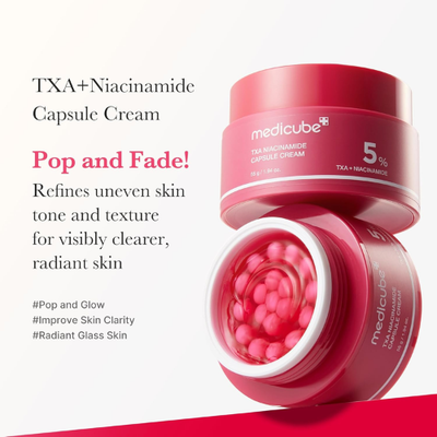 Medicube TXA Cream + Vitamin C Capsule Cream + PDRN Cream | Brightening, Firming & Repair Trio
