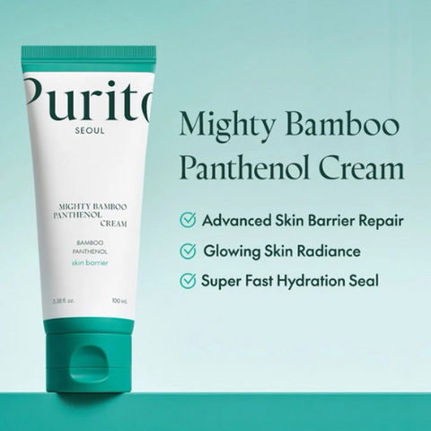 Purito Seoul Mighty Bamboo Panthenol Cream – 100 mL (10% Panthenol, Bamboo Extract)