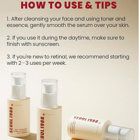 SEOUL 1988 Serum : Retinal Liposome 2% + Black Ginseng - Serums