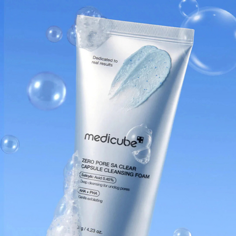 Medicube Zero Pore SA Clear Capsule Cleansing Foam – 120 g
