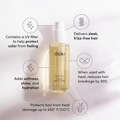 OUAI Hair Oil Travel Size 13ml | Heat Protectant & Frizz Control