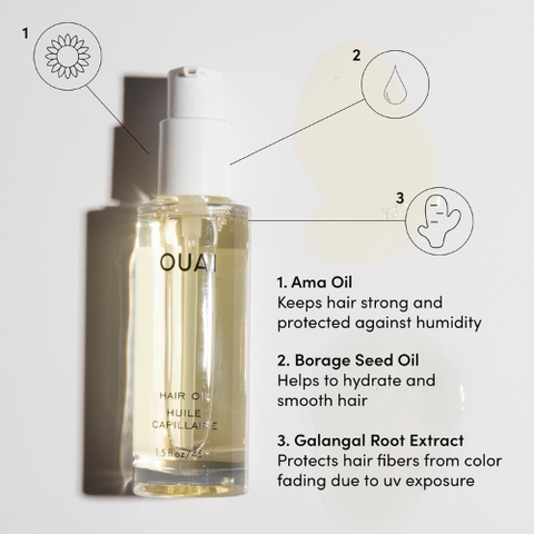 OUAI Hair Oil Travel Size 13ml | Heat Protectant & Frizz Control