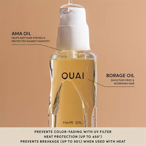 OUAI Hair Oil Travel Size 13ml | Heat Protectant & Frizz Control