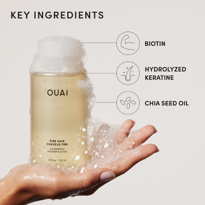 OUAI Fine Shampoo | Volumizing Shampoo for Fine Hair