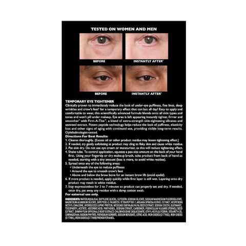 Peter Thomas Roth Instant FIRMx® Eye Tightener | Temporary Under Eye Firming Cream for Bags & Wrinkles