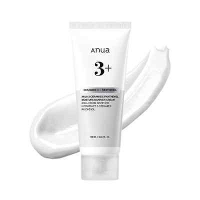 Anua 3 Ceramide Panthenol Moisture Barrier Cream with Hyaluronic Acid | 48H Hydration & Barrier Repair (100ml)