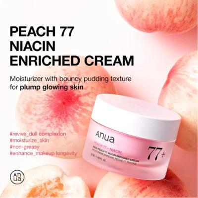 Anua Peach 77% Niacin Enriched Cream – 50 mL