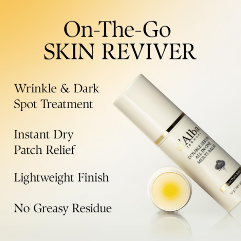 d’Alba Piedmont Italian White Truffle Double Serum All-in-One Multi Balm | Vegan Wrinkle Care, Eye Treatment & Dark Spot Corrector