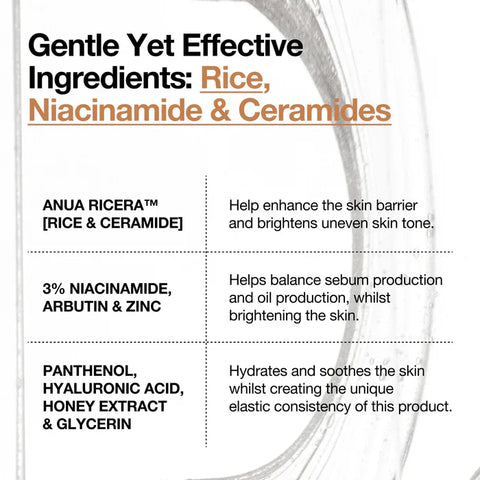 Anua Rice 7+ Ceramide Hydrating Barrier Serum – 50 ml