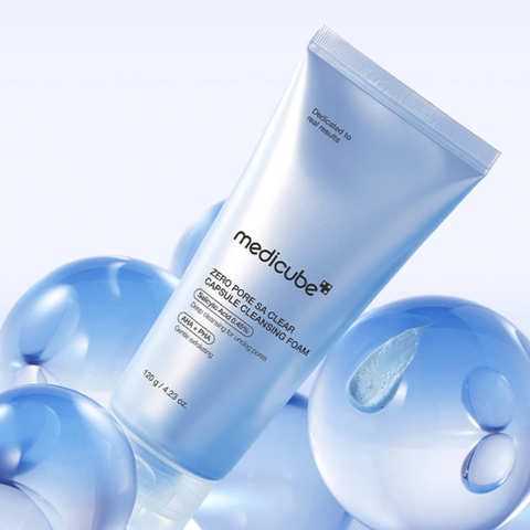 Medicube Zero Pore SA Clear Capsule Cleansing Foam – 120 g