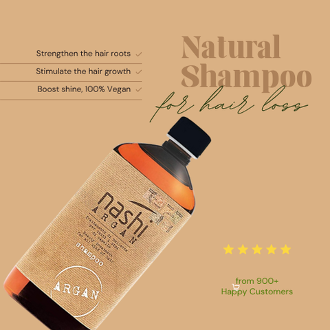 Nashi Argan Shampoo 500ml | Hydrate & Nourish Hair with Moroccan Argan Oil | Deep Conditioning
