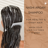 Nashi Argan Shampoo 500ml | Hydrate & Nourish Hair with Moroccan Argan Oil | Deep Conditioning